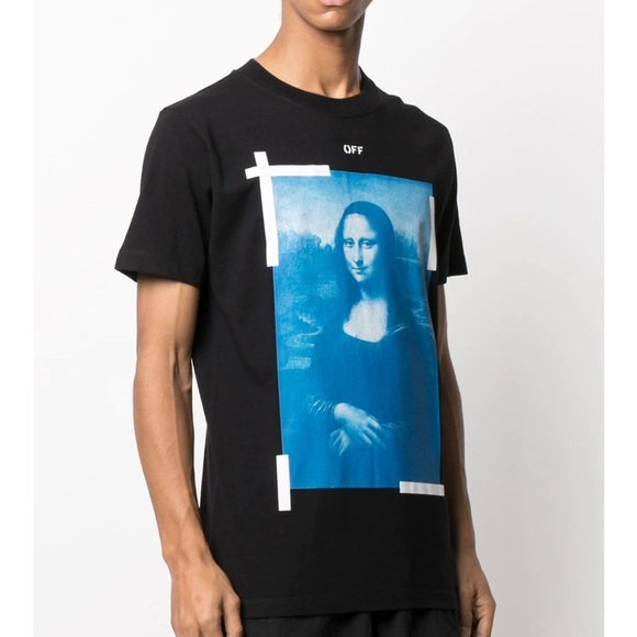 ✨SOLD✨OFF-WHITE MONALISA SLIM TEE (S) - Picture 4 of 10
